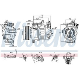 Компресор кондиціонера NISSENS 890944