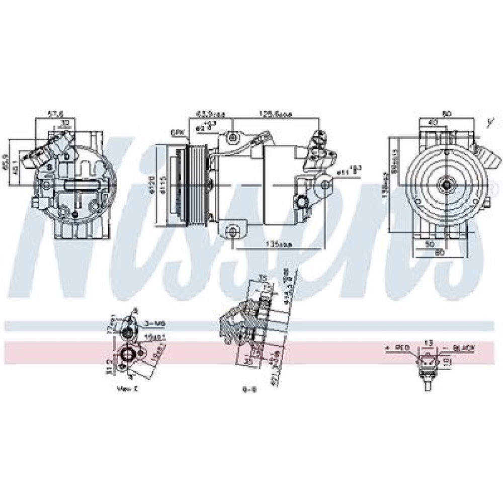Компресор кондиціонера First Fit NISSENS 891012