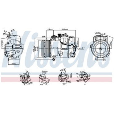 Компрессор кондиционера NISSENS 891031