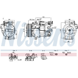 Компресор кондиціонера NISSENS 891042