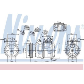 Компресор кондиціонера NISSENS 89166