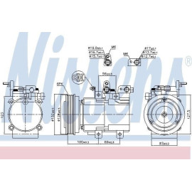 Компресор кондиціонера NISSENS 89238