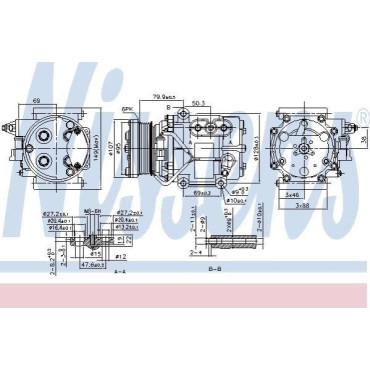Компресор кондиціонера NISSENS 89240