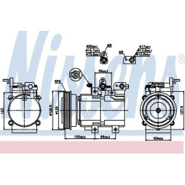 Компресор кондиціонера NISSENS 89276