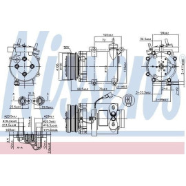 Компресор кондиціонера NISSENS 89327