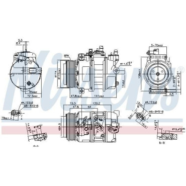 Компресор кондиціонера NISSENS 89496