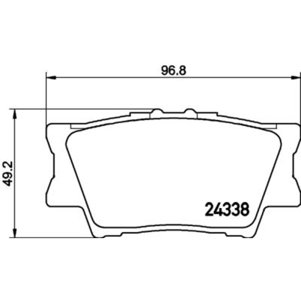 Гальмівні колодки задні HELLA PAGID 8db355006881