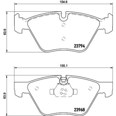 Гальмівні колодки передні HELLA PAGID 8db355011321