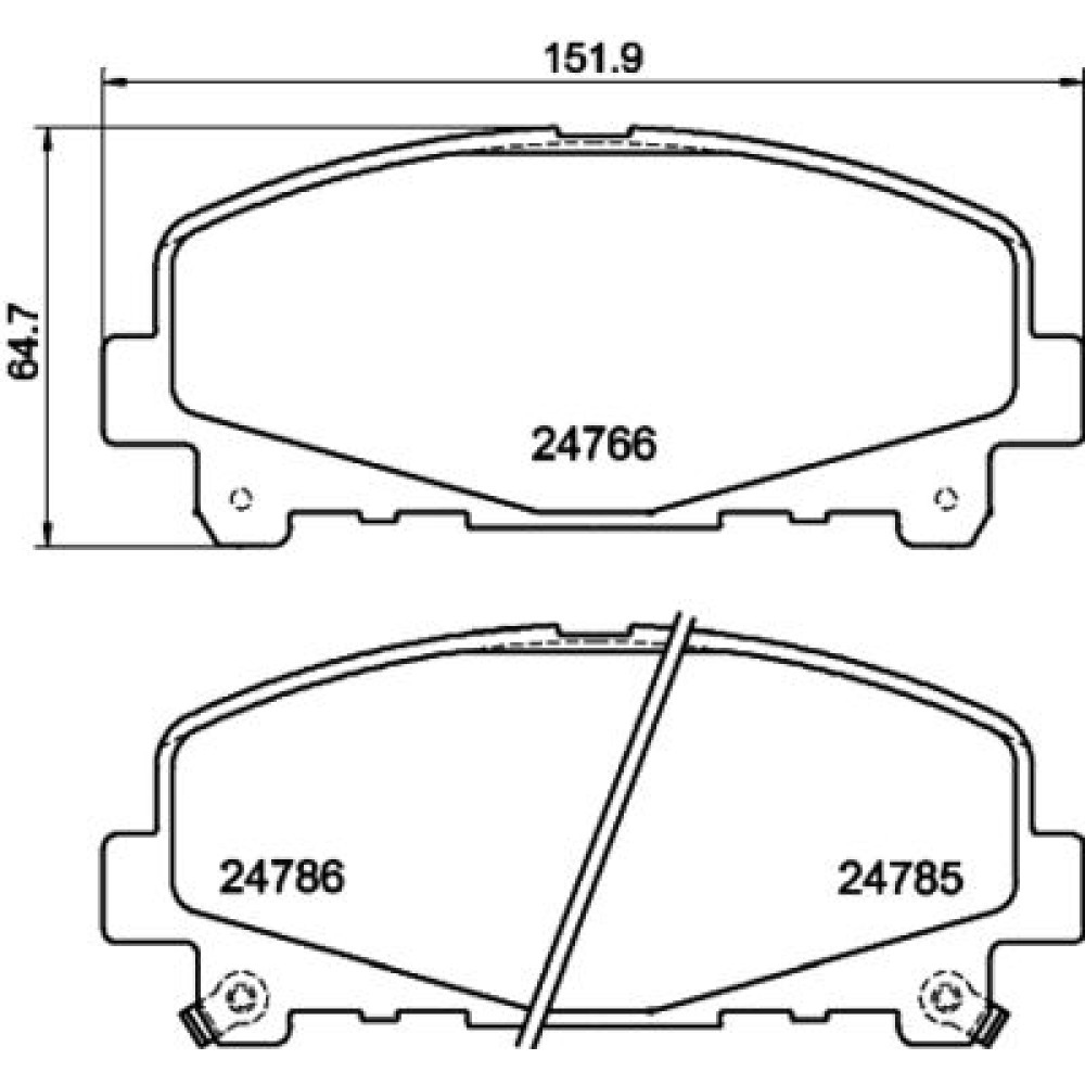 Тормозные колодки передние HELLA PAGID 8db355013881