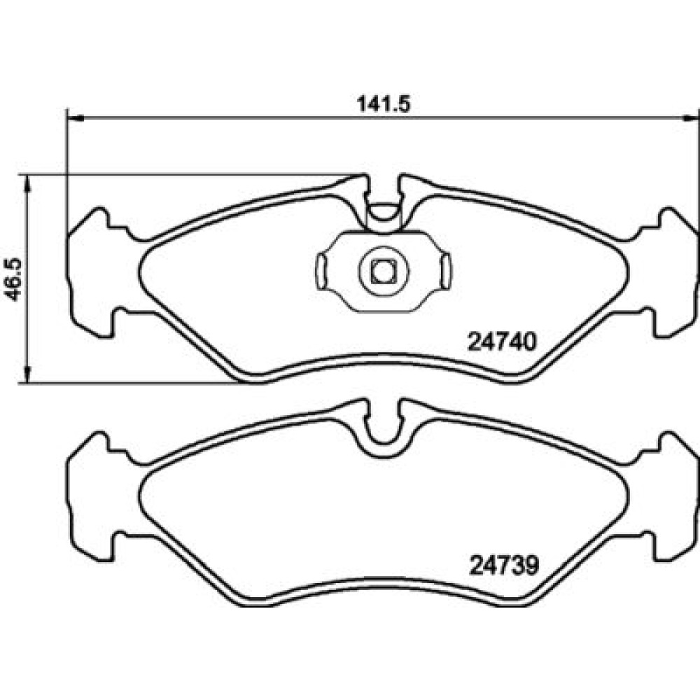 Тормозные колодки задние HELLA PAGID 8db355014421
