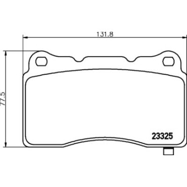 Тормозные колодки дисковые комплект, передние и задние HELLA PAGID 8db355014451