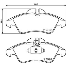 Тормозные колодки передние HELLA PAGID 8db355014481