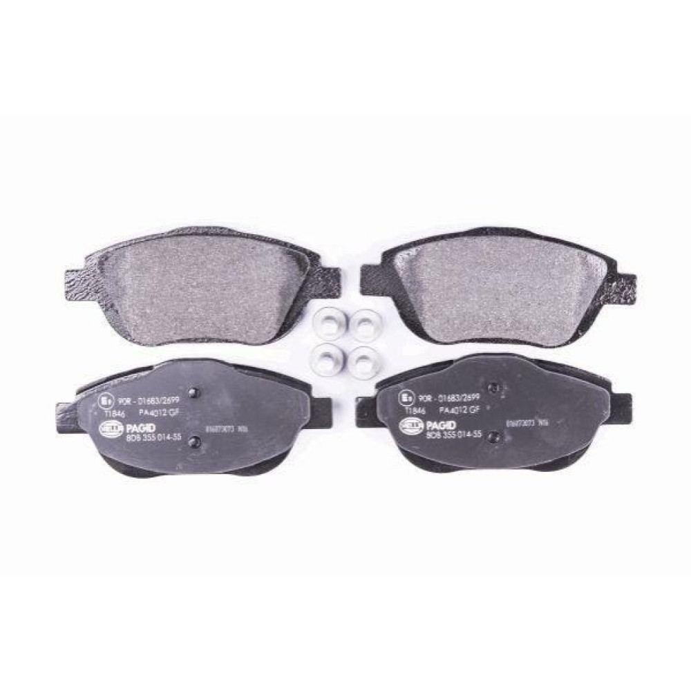 Колодки гальмівні HELLA 8db355014551