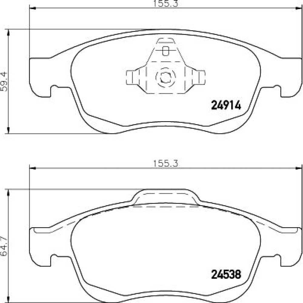 Колодки тормозные HELLA PAGID 8db355014791