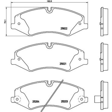 Колодки гальмівні дискові комплект передні HELLA PAGID 8db355015551