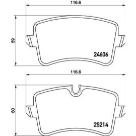 Колодки гальмівні HELLA 8db355016011