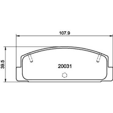 Колодки гальмівні дискові комплект задні HELLA PAGID 8db355016761