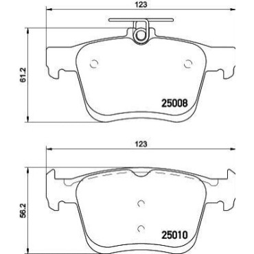 Колодки гальмівні HELLA 8db355020271