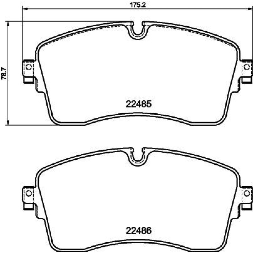 Колодки гальмівні дискове гальмо HELLA PAGID 8db355040361