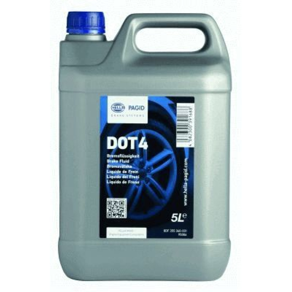 рідина гальмівна DOT 4, 5л. HELLA PAGID 8df355360031