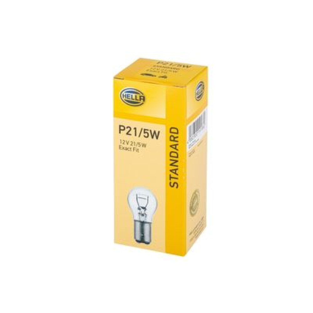 лампа розжарювання, P21/5W 12V 21/5W BAY 15d HELLA 8gd002078121