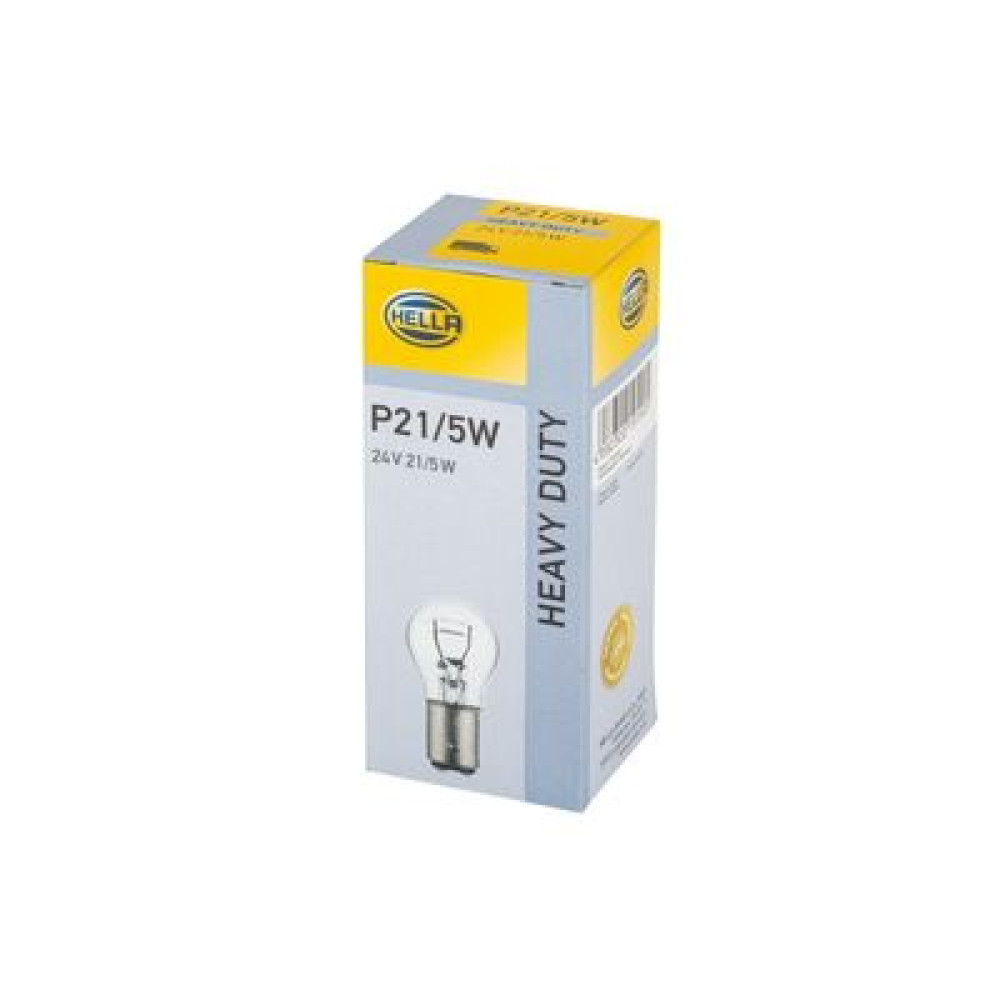 лампа накаливания, P21/5W 24V 21/5W BAY 15d HELLA 8gd002078241
