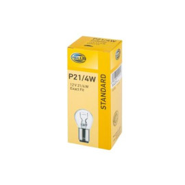лампа розжарювання, P21/4W 12V BAZ 15d HELLA 8gd004772121