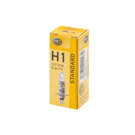 лампа накаливания STANDARD H1 12V 55W P14,5s HELLA 8gh002089131