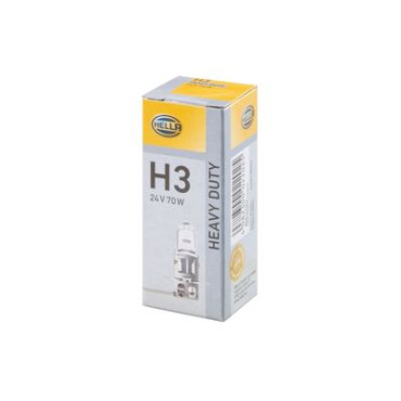 Автолампа H3 24V 70W PK22S HELLA 8gh002090251
