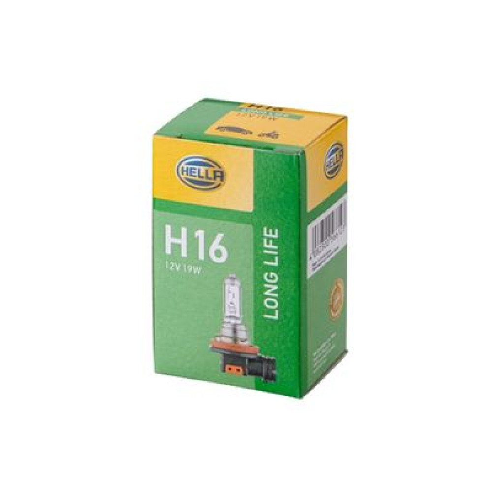 Лампа накаливания LONG LIFE H16 12В PGJ19-3 HELLA 8gh186996001