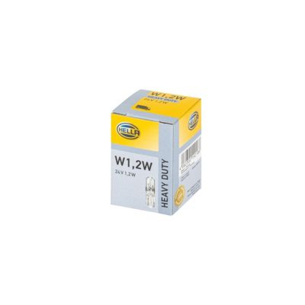 лампа накаливания, W1,2W 24V 1,2W W 2 x 4,6d HELLA 8gp002095241