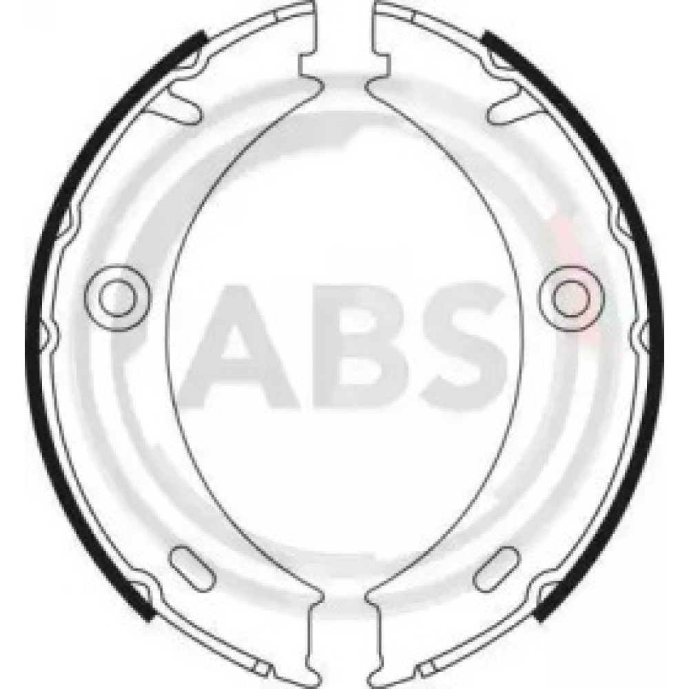 Колодки ручного гальма Sprinter/LT 00-06 ABS 9022