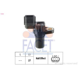 Датчик колінвала Santa FE 01-06/Picanto 04-/Lancer 95-08 FACET 90335