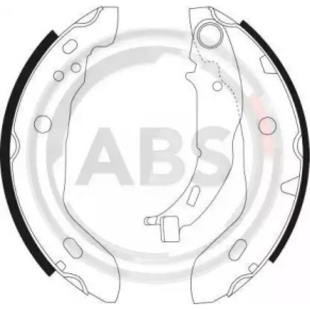 Колодки ручного гальма W168 97-04 (TRW) ABS 9041