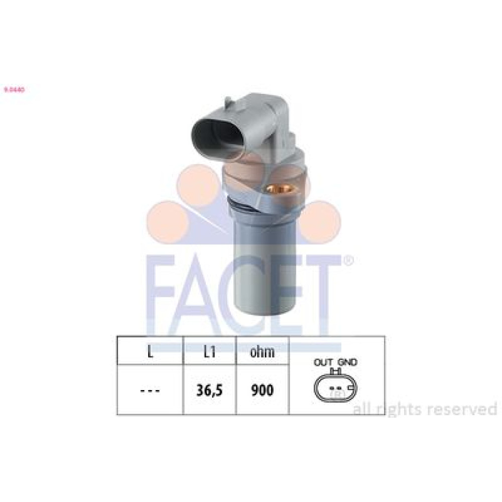 Датчик колінвалу FACET 90440