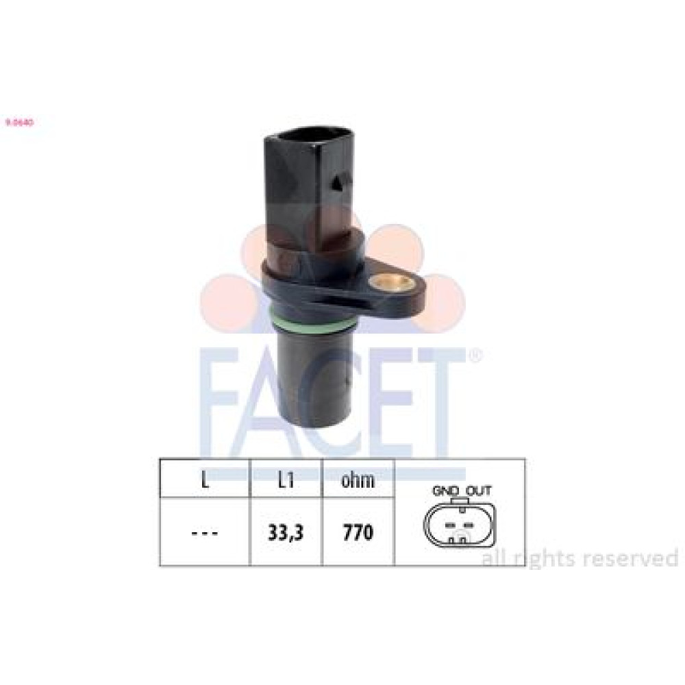 Датчик колінвалу FACET 90640