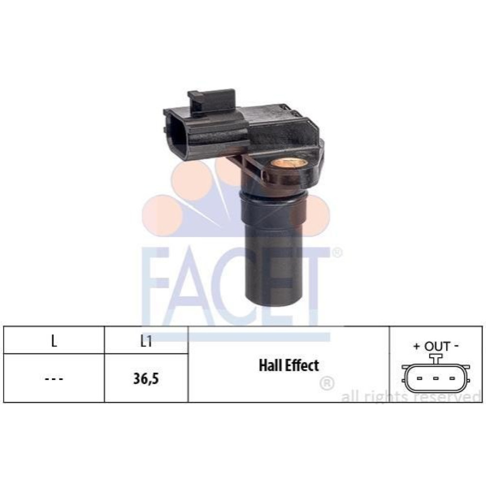 Датчик колінвалу/розподілвалу FACET 90649
