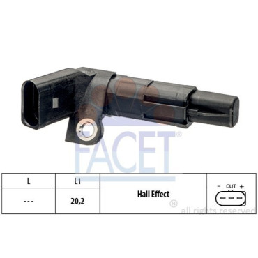 Датчик коленвала FACET 90683