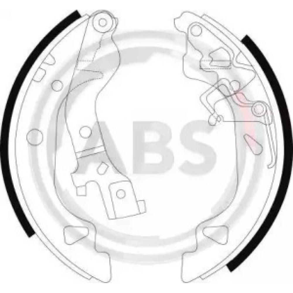 Гальмівні колодки зад. Fiat Punto 99-12 (AP) ABS 9075