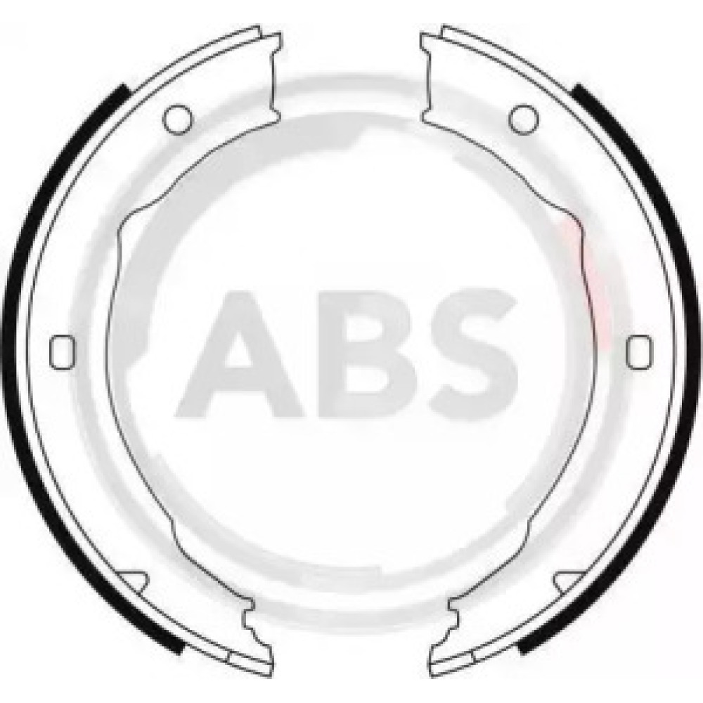 Колодки ручного гальма Peugeot 406 95-04/ 604 00- ABS 9112