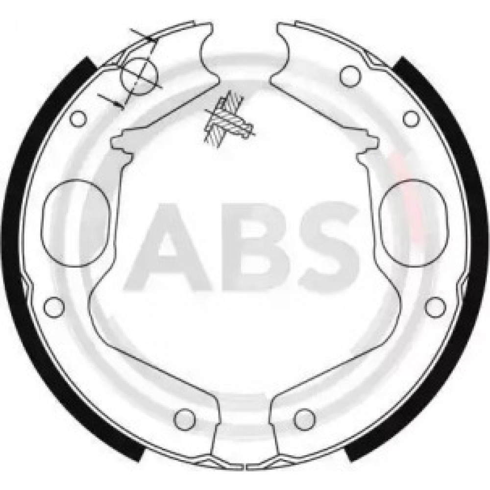 Гальмівні колодки зад. MITSUBISHI L400 95-00/PAJERO 98- ABS 9115