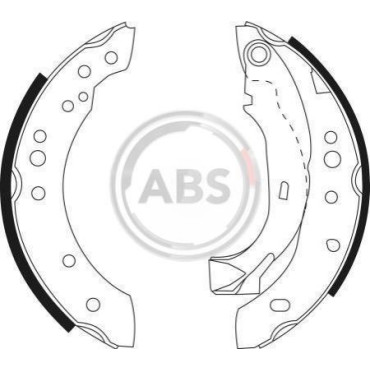 Тормозные колодки задние ABS 9127