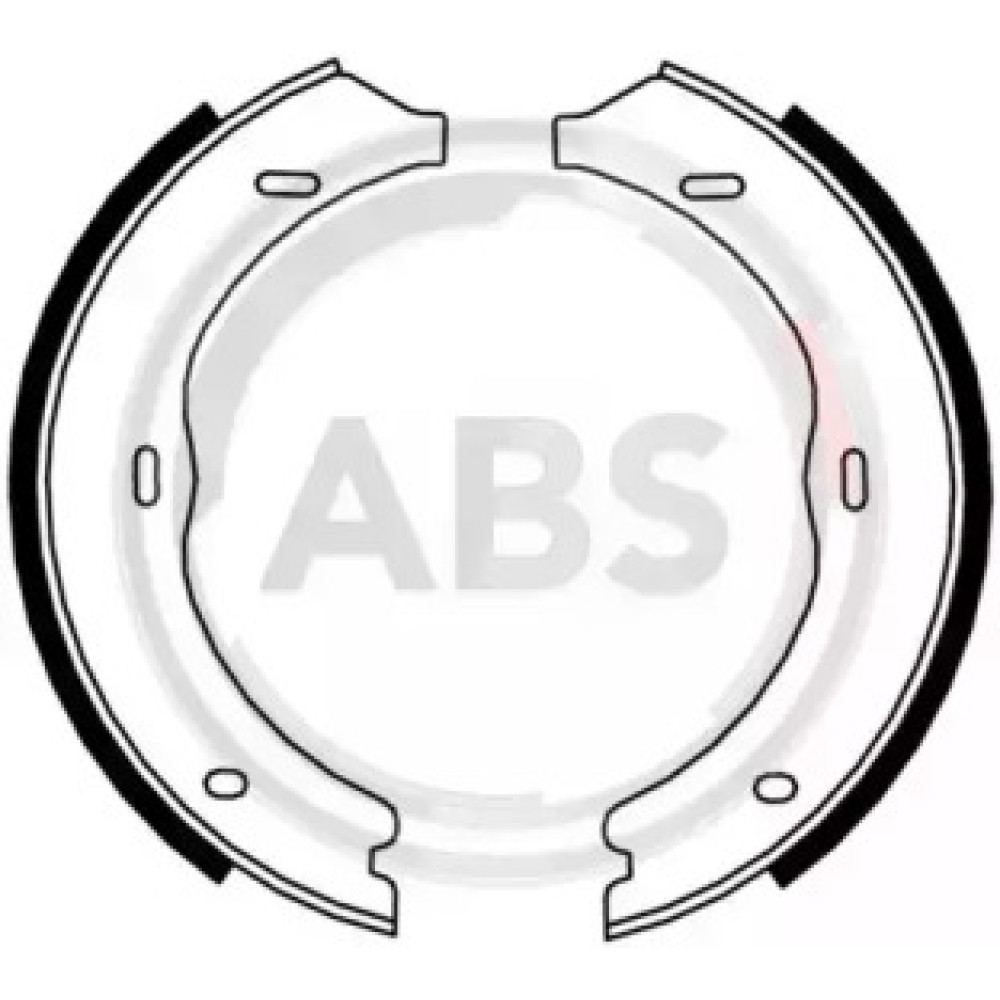 Колодки ручного гальма Vito (639) 03- ABS 9176