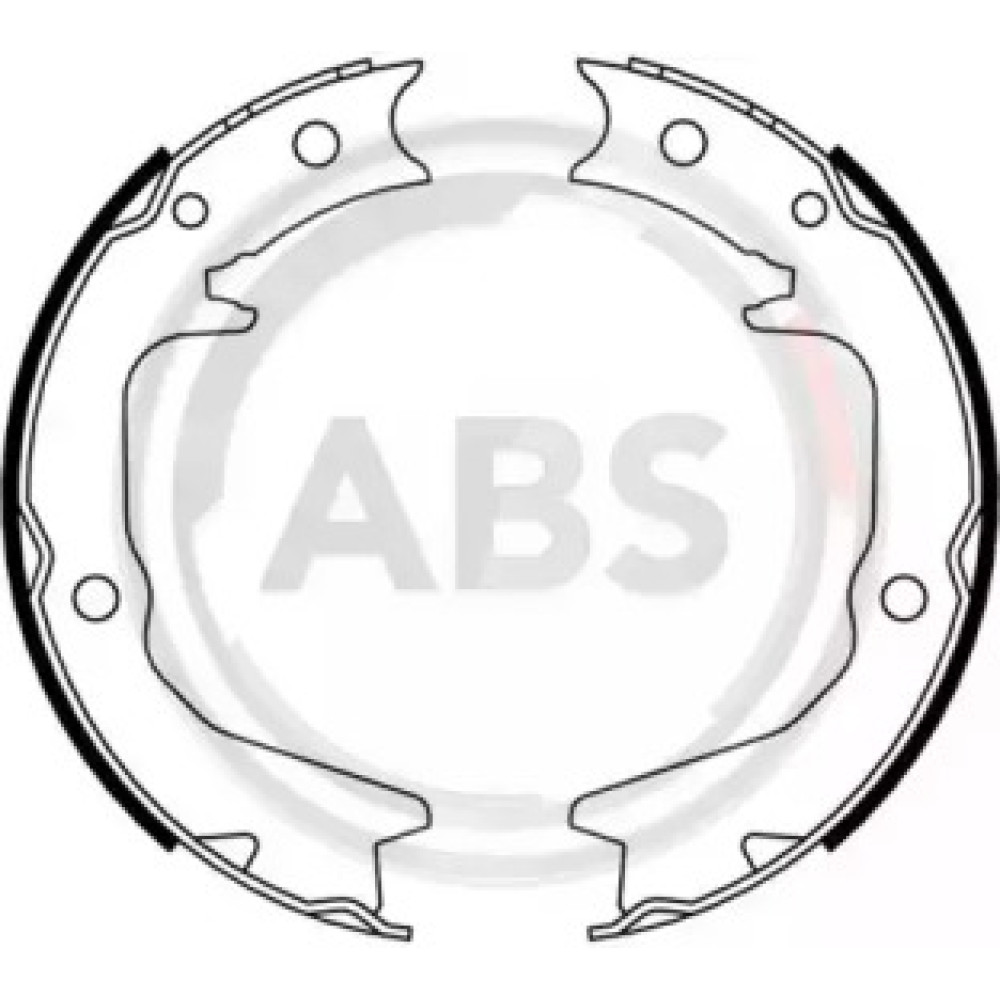 Гальмівні колодки зад. Outlander/Lancer/Pajero/Galant 87-13 ABS 9181