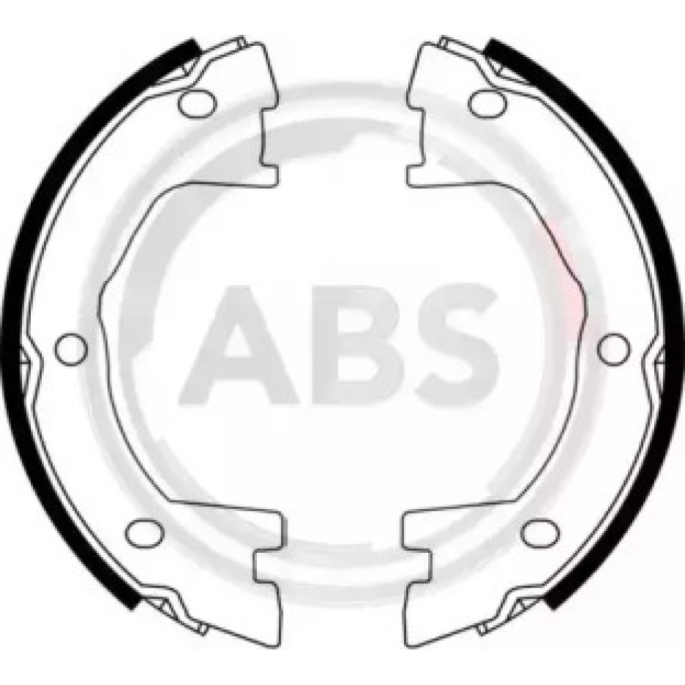 Колодки ручного гальма Daily II 89-99/Mascott 99-10 (Brembo) ABS 9199