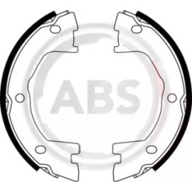 Колодки ручного гальма Daily II 89-99/Mascott 99-10 (Brembo) ABS 9199