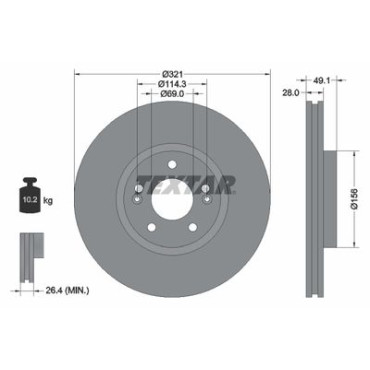 Водяной насос SKF vkpc86419