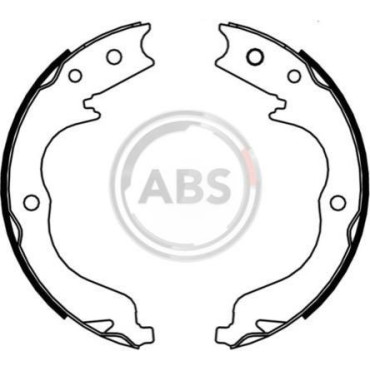 Колодки ручного тормоза ABS 9235