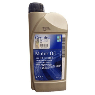 Масло GM Motor Oil Dexos2 5W-30 1 л GENERAL MOTORS 93165554