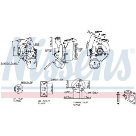 NISSENS 93186 Турбокомпресор NISSENS 93186